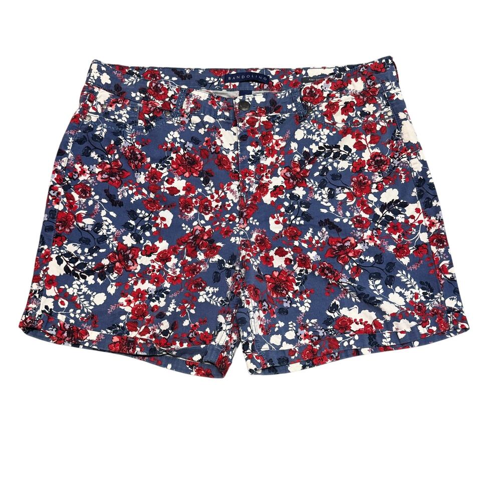 Bandolino Floral Amy Shorts - Good Condition, Stretch Fit 16